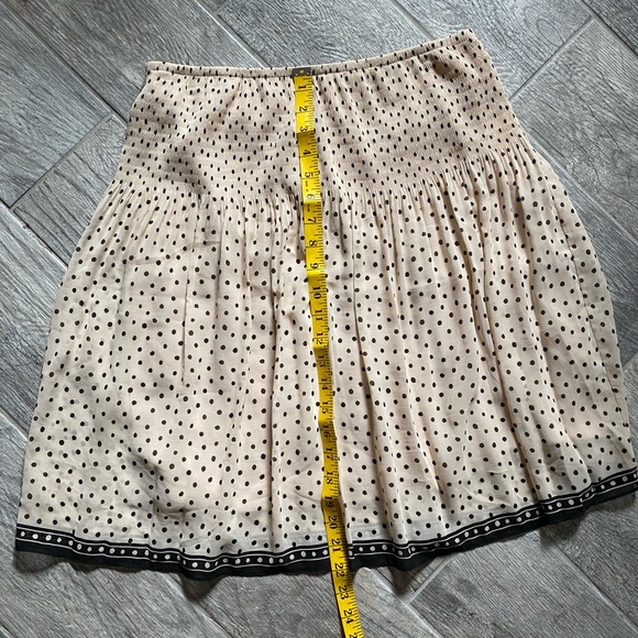 Max Studio skirt. Light Pink with black polka dots. Size Medium. - Picture 4 of 4